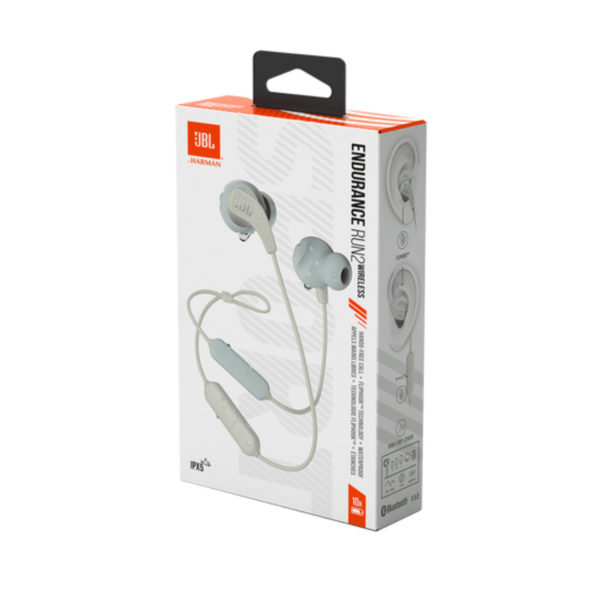 Audífonos Deportivos JBL Endurance Run 2 – Resistentes al Sudor IPX5 y Ajuste FlipHook™10