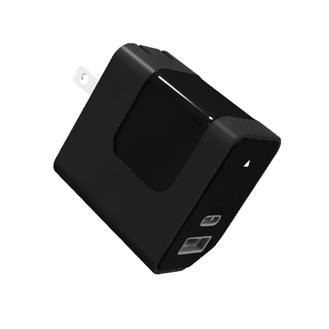 Cargador GaN 65W Miccell VQ-GA02 para Laptop y Smartphone | 2 Puertos (USB-C + USB) + Cable 1.5m3