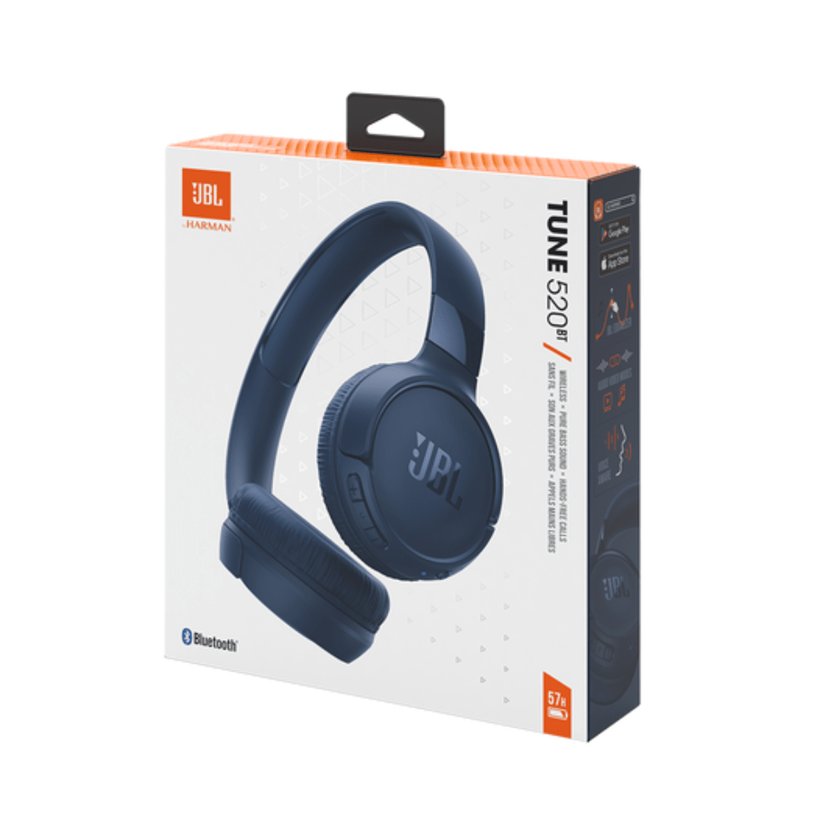 Audífonos Inalámbricos On-Ear JBL Tune 520BT Pure Bass, Azul9