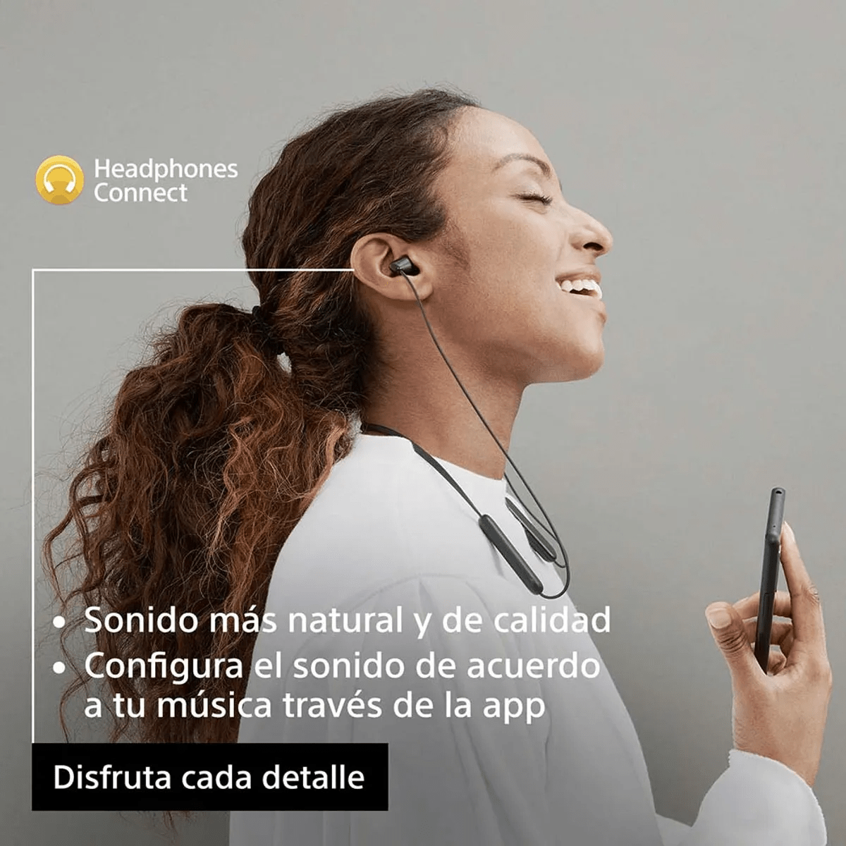 Audífonos Inalámbricos Sony WI-C100 – Sonido Personalizable DSEE y Resistencia al Agua IPX45