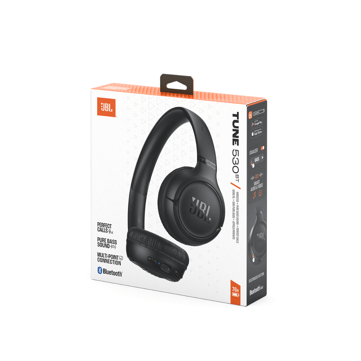 Audífonos Inalámbricos On-Ear JBL Tune 530BT Pure Bass8