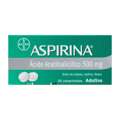 ASPIRINA 500MG.20COM.