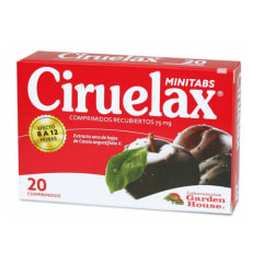 CIRUELAX MINITABS 75MG.20COM.REC.