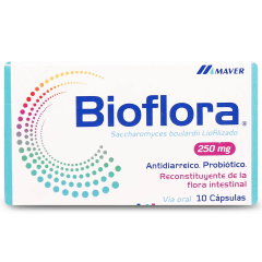 BIOFLORA 250MG.10CAP.