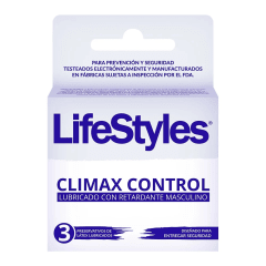 LIFESTYLES CLIMAX CONTROL.3UN.