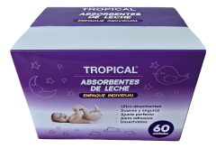 ABSORBENTE DE LECHE TROPICAL X 60 UN (DM)