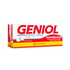 GENIOL P ADULTO 500MG.20COM.