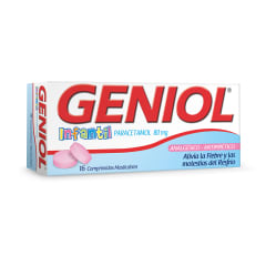 GENIOL P 80MG.16COM.MAST.PARACETAMOL