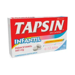 TAPSIN NIÑOS.160MG.16COM.