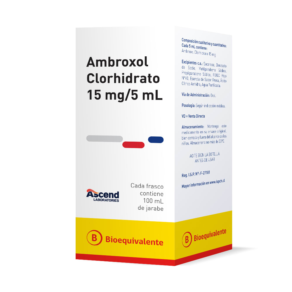 AMBROXOL CLORHIDRATO 15MG/5ML 100ML ASCED1