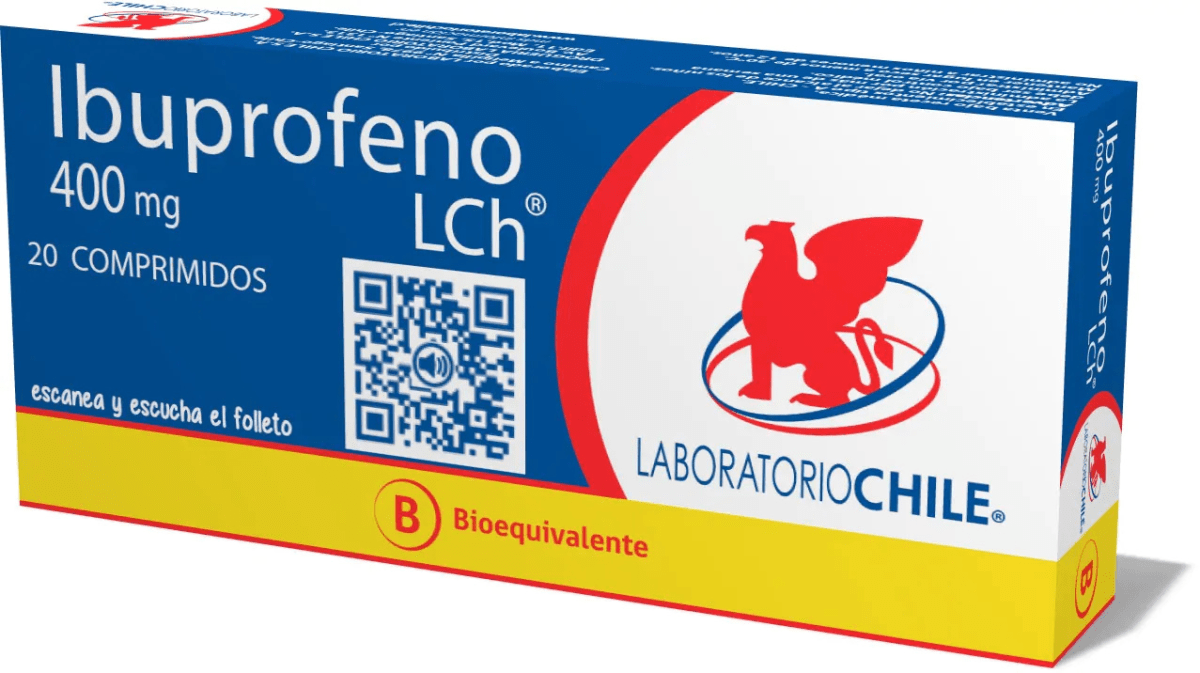 IBUPROFENO 400MG.20COM. LCHILE1