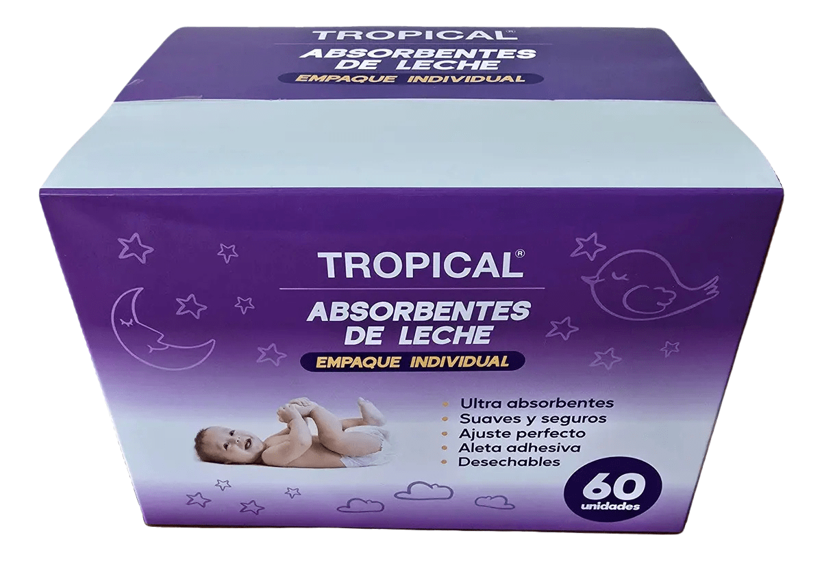 ABSORBENTE DE LECHE TROPICAL X 60 UN (DM)1