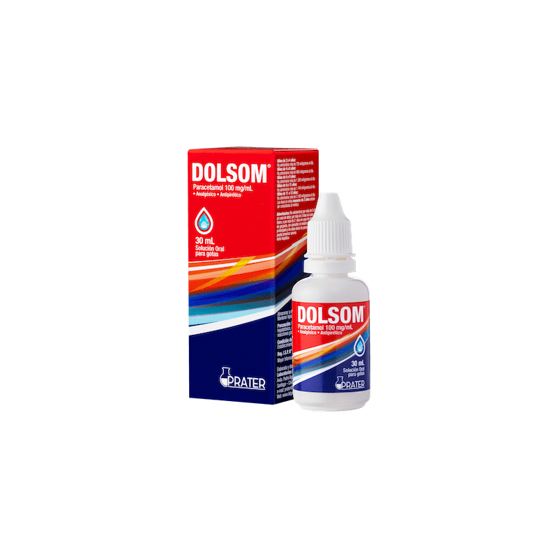 DOLSOM-PARACETAMOL GTS 100MG/ML 30 ML PRATER1