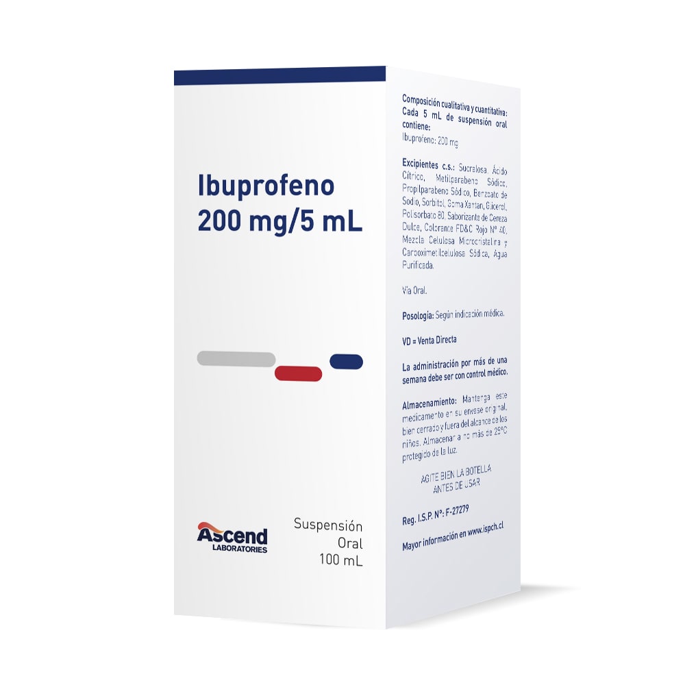 IBUPROFENO 200MG X 100ML ASCEND1