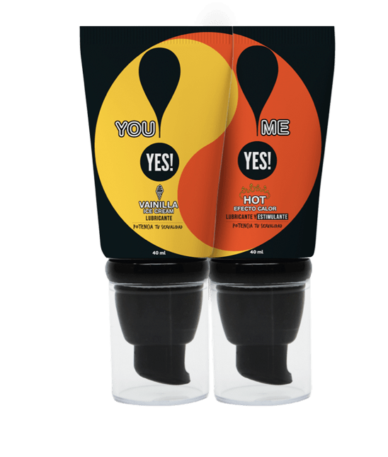 YES YOU & ME 2 LUBRICANTES (VAINILLA/HOT)1