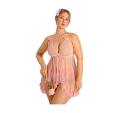 Babydoll Transparente Ropa Interior Sexy Lenceria