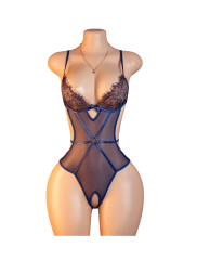 Bosy Siempre Lista Lenceria Sexy azul Talla M L