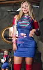 Chucky Disfraz  Vestido Sexy Halloween Lenceria