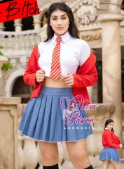 Rbd Disfraz Colegiala Casaca Sexy Halloween Lenceria
