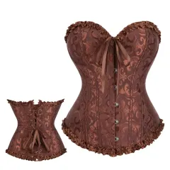Corset Victoriano Marron