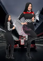 Formula 1 Disfraz Enterizo Sexy Halloween Lenceria