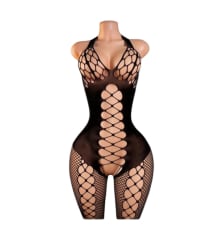 Lenceria Malla Corporal catsuit Enterizo Negro Cod 08 1