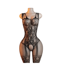 Lenceria Malla Corporal catsuit Enterizo Negro Cod 24 0