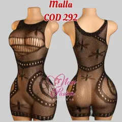 Vestido Malla Brillos Cod 292