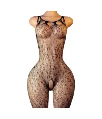 Lenceria Malla Corporal catsuit Enterizo Negro Cod 55