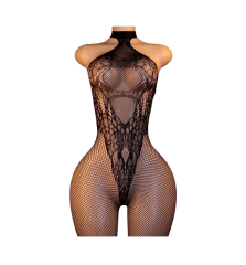 Lenceria Malla Corporal catsuit Vestido Negro Cod 652