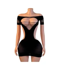 Lenceria Malla Corporal catsuit Vestido Negro Cod 8001 1