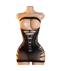 Lenceria Malla Corporal catsuit Vestido Negro Cod 8020