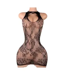 Lenceria Malla Corporal catsuit Vestido Negro Cod 8022 0