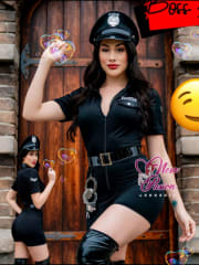 Policia Disfraz Sexy Halloween Enterizo