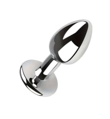 Plug Anal De Acero Inoxidable Con Piedra Brillante Varios Tamaños
