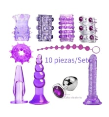 Set Anal Estimulante Juguete Erótico 10 Piezas