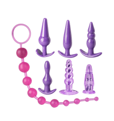 Set Plugs Anales Silicona Variados Juguete Erótico