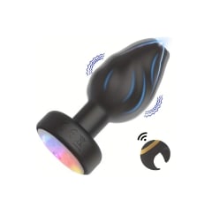 Plug Anal Vibrador Inteligente Control Juguete Erótico Recargable USB 0