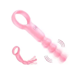 Vibrador Anal de Silicona Recargable USB