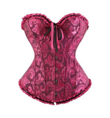 Corset Victoriano Fucsia Lenceria Sexy