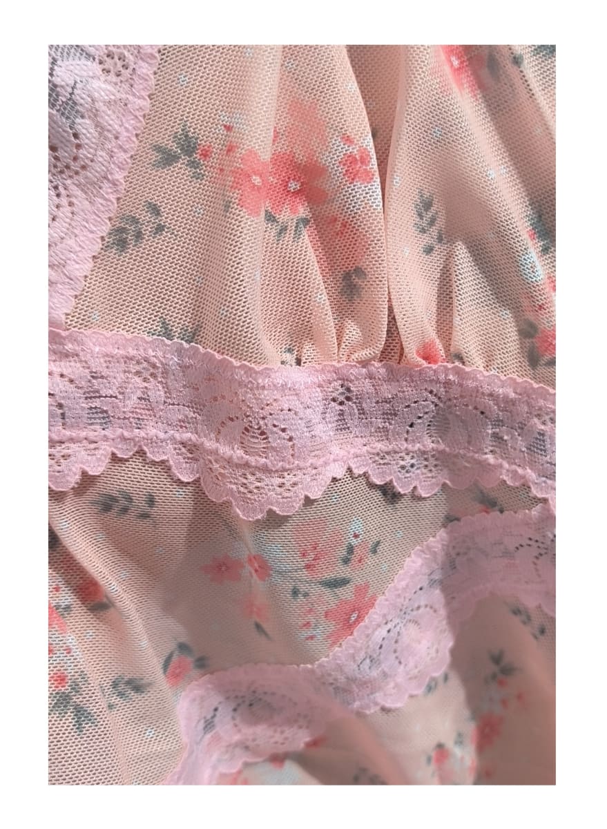 Babydoll Lenceria Sexy De Tul Y encaje sexy Pijama Vestido3