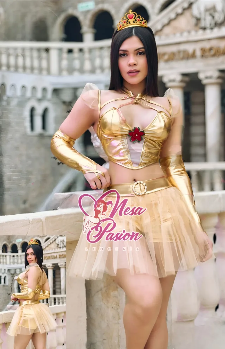 Bella Disfraz Short coronita Sexy Halloween Lenceria1