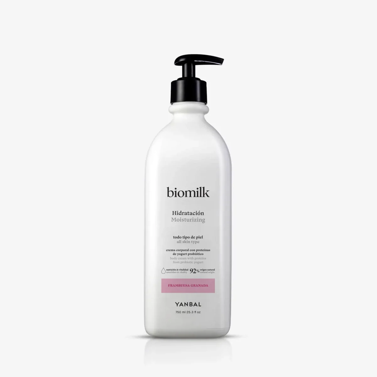 Biomilk Crema Corporal Frambuesa Granada Yanbal 750 ml1