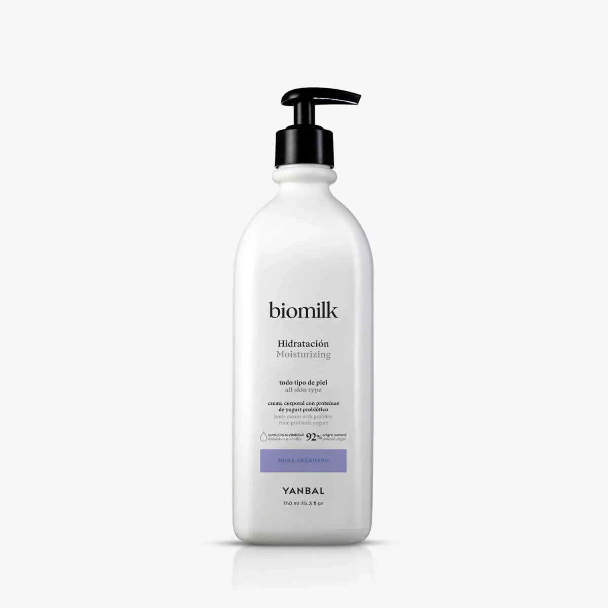 Biomilk Crema Corporal Mora Arandano Yanbal 750 ml1