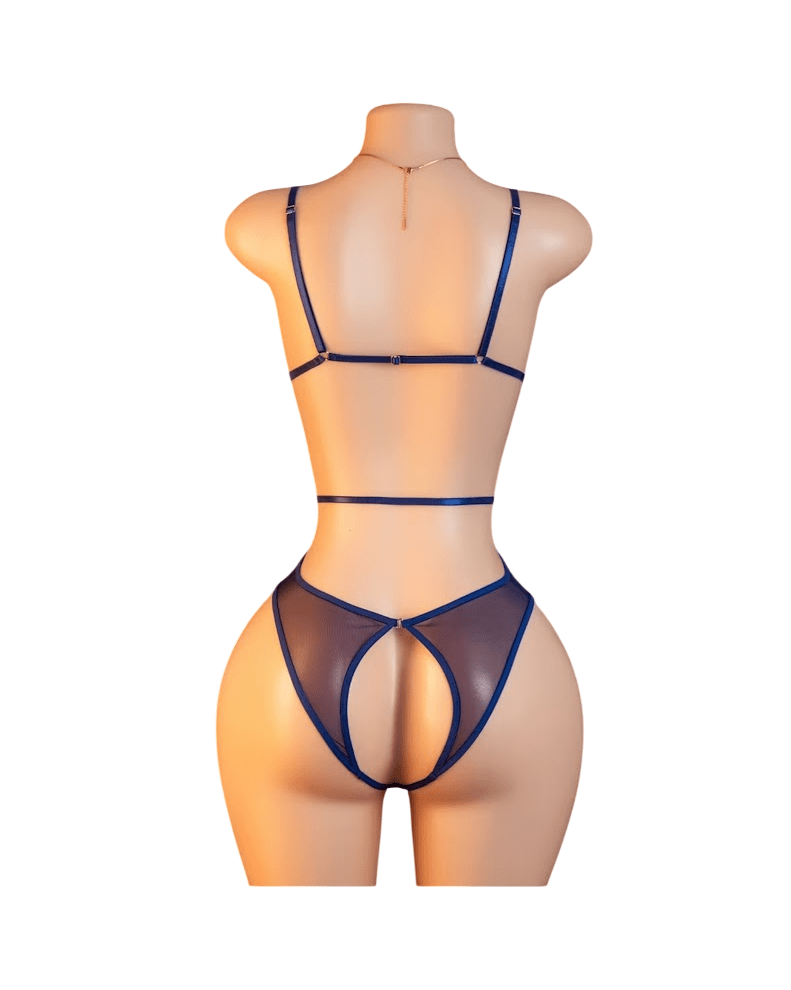 Bosy Siempre Lista Lenceria Sexy azul Talla M L1