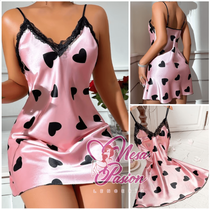 Babydoll Pijama Rossa1