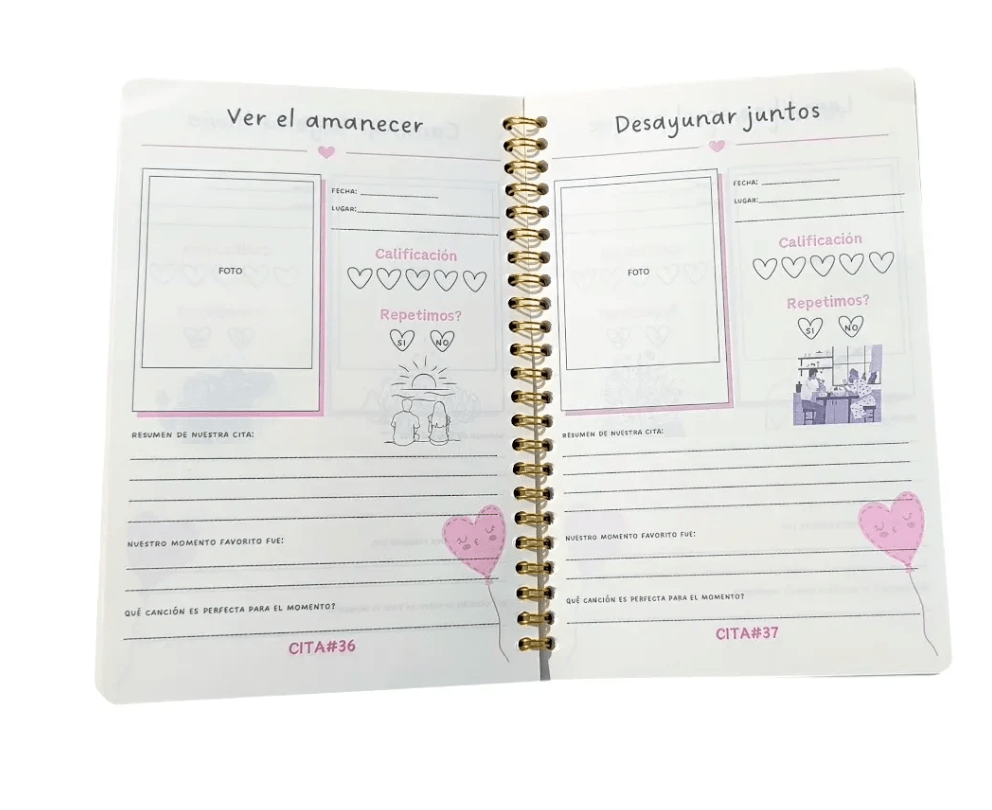 Libro 100 Citas Juntos Nuestra Aventura Con Amor Diario Parejas 052