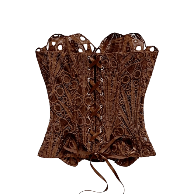 Corset Lencería Sexy Estilo Victoriano Largo Varillas2