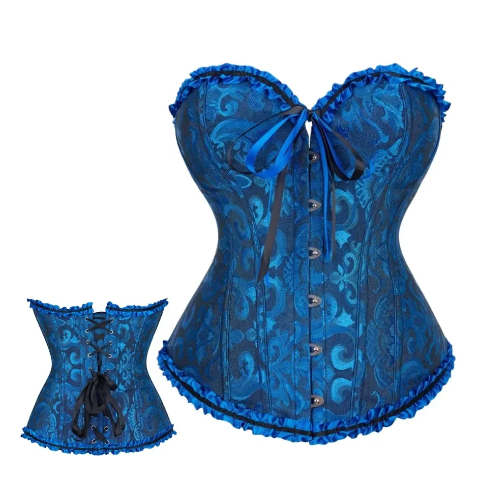 Corset Victoriano Azul1