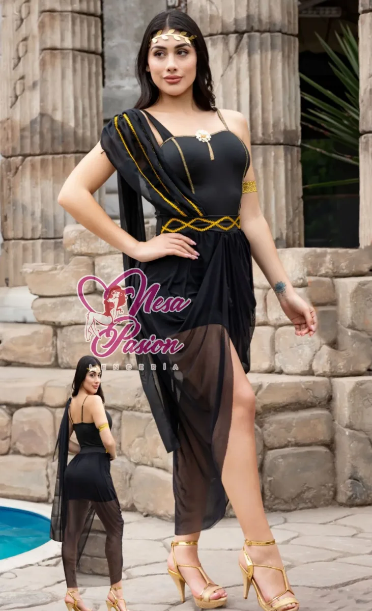 Diosa Disfraz Vestido Sexy Halloween1